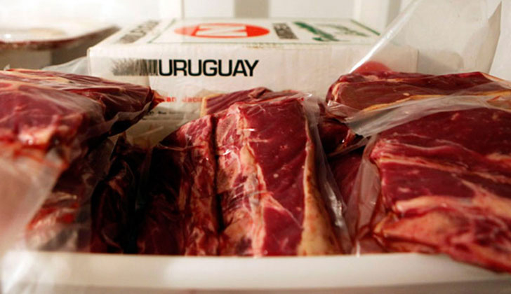 Ventas de carnes uruguayas totalizaron 827 millones de dólares entre enero y junio, un 13% más que en igual periodo de 2016